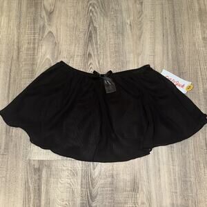 Cat & Jack Girls Black Chiffon Ballet Dance Wrap Skirt Size M 8 NWT